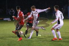 1. Bundesliga - Fußball - Testspiel - FC Ingolstadt 04 - SG Sonnenhof Großaspach - mitte Moritz Hartmann (9, FCI) zieht ab