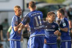 1. Bundesliga - Fußball - Testspiel - FC Ingolstadt 04 - VfR Aalen - 2:0 Tor durch links Lukas Hinterseer (16, FCI) Jubel mit Tomas Pekhart (11, FCI)