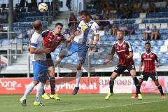 1. Bundesliga - Fußball - Testspiel - SV Grödig - FC Ingolstadt 04 - 1:0 - Kopfball Duell oben mitte Benjamin Hübner (5, FCI)