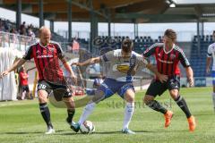 1. Bundesliga - Fußball - Testspiel - SV Grödig - FC Ingolstadt 04 - 1:0 - links Tobias Levels (28, FCI) und rechts Thomas Pledl (30, FCI), Zweikampf