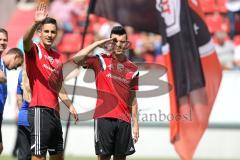 1. Bundesliga - Fußball - FC Ingolstadt 04 - Saisoneröffnung - Auftakttraining - Benjamin Hübner (5, FCI) und Alfredo Morales (6, FCI)