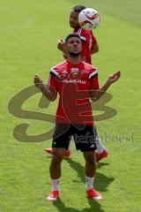 1. Bundesliga - FC Ingolstadt 04 - Trainingsauftakt im Audi Sportpark - Neuzugang Elias Kachunga ( FC Ingolstadt 04) - Foto: Jürgen Meyer