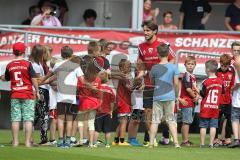 1. Bundesliga - Fußball - FC Ingolstadt 04 - Saisoneröffnung - Auftakttraining - Romain Brégerie (18, FCI) Neuzugang läuft ein