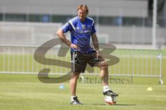 1. Bundesliga - Fußball - FC Ingolstadt 04 - Training - Saison 2015/2016 - Neuzugang Torwart Örjan Haskjard Nyland - Cheftrainer Ralph Hasenhüttl (FCI)