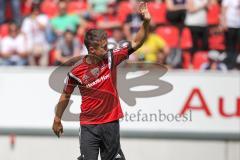 1. Bundesliga - Fußball - FC Ingolstadt 04 - Saisoneröffnung - Auftakttraining - Einlauf Stefan Lex (14, FCI)