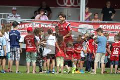 1. Bundesliga - Fußball - FC Ingolstadt 04 - Saisoneröffnung - Auftakttraining - Romain Brégerie (18, FCI) Neuzugang läuft ein