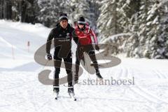 1. Bundesliga - Fußball - FC Ingolstadt 04 - Winterpause Training - Langlauf in Seefeld - Elias Kachunga (25, FCI)
