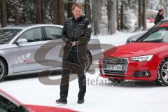 1. Bundesliga - Fußball - FC Ingolstadt 04 - Winterpause - Besuch bei Audi driving experience in Seefeld/Österreich -  Cheftrainer Ralph Hasenhüttl (FCI)