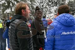 1. Bundesliga - Fußball - FC Ingolstadt 04 - Winterpause - Besuch bei Audi driving experience in Seefeld/Österreich -  Cheftrainer Ralph Hasenhüttl (FCI) Danny da Costa (21, FCI)