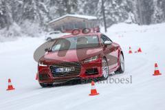 1. Bundesliga - Fußball - FC Ingolstadt 04 - Winterpause - Besuch bei Audi driving experience in Seefeld/Österreich -  Tomas Pekhart (11, FCI) am Steuer