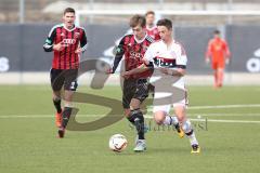 A-Junioren Bundesliga SW - FC Ingolstadt 04 - FC Bayern München - links am Ball Tjark Dannemann