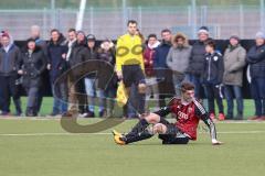 A-Junioren Bundesliga SW - FC Ingolstadt 04 - FC Bayern München - Patrick Hasenhüttl am Boden