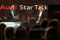 Audi Star Talk - Trainer FC Ingolstadt 04 Ralph Hasenhüttl Interview Gast bei Moderator Klaus Gronewald