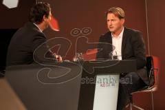 Audi Star Talk - Trainer FC Ingolstadt 04 Ralph Hasenhüttl Interview Gast bei Moderator Klaus Gronewald