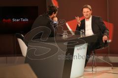 Audi Star Talk - Trainer FC Ingolstadt 04 Ralph Hasenhüttl Interview Gast bei Moderator Klaus Gronewald