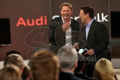 Audi Star Talk - Trainer FC Ingolstadt 04 Ralph Hasenhüttl Interview Gast bei Moderator Klaus Gronewald