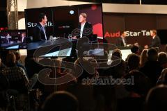Audi Star Talk - Trainer FC Ingolstadt 04 Ralph Hasenhüttl Interview Gast bei Moderator Klaus Gronewald