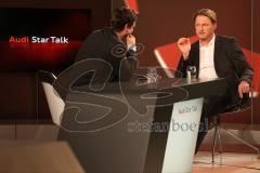 Audi Star Talk - Trainer FC Ingolstadt 04 Ralph Hasenhüttl Interview Gast bei Moderator Klaus Gronewald