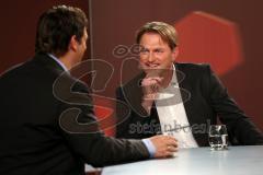 Audi Star Talk - Trainer FC Ingolstadt 04 Ralph Hasenhüttl Interview Gast bei Moderator Klaus Gronewald