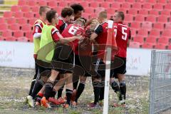 FC Ingolstadt - A-Junioren Bundesliga - Saison 2015/2016 - FC Ingolstadt 04- SC Freiburg - Scherer Maximilian rot Ingolstadt schießt den 2:1 Führungstreffer - Foto: Jürgen Meyer