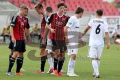 FC Ingolstadt - A-Junioren Bundesliga - Saison 2015/2016 - FC Ingolstadt 04- SC Freiburg - Hasenhüttl Patrick rot Ingolstadt rechts - Foto: Jürgen Meyer