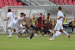 FC Ingolstadt - A-Junioren Bundesliga - Saison 2015/2016 - FC Ingolstadt 04- SC Freiburg - Jalinous Darius wird gefoult rot Ingolstadt - Liebler Stefan rot Ingolstadt #6 - Foto: Jürgen Meyer