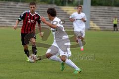 FC Ingolstadt - A-Junioren Bundesliga - Saison 2015/2016 - FC Ingolstadt 04- SC Freiburg - Jalinous Darius rot Ingolstadt -  Foto: Jürgen Meyer