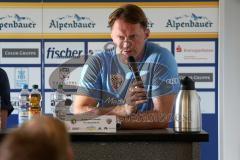 DFB-Pokal - 1. Runde - Fußball - FC Ingolstadt 04 - SpVgg Unterhaching - Pressekonferenz nach dem Spiel, Ingolstadt scheidet aus. Cheftrainer Ralph Hasenhüttl (FCI)