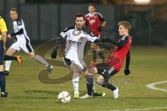 Regionalliga Bayern - FC Ingolstadt 04 II - FC Amberg - Franck Linke links und rechts Fabian Rasch (7)