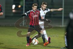 Regionalliga Bayern - FC Ingolstadt 04 II - FC Amberg - Andreas Buchner (16) und rechts Christtian Knorr (FCA)