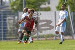 Regionalliga Bayern - FC Ingolstadt 04 II - SV 01 Viktoria Aschaffenburg - 5:3 - Tor Jubel 4:3 Führung durch Ryoma Watanabe (17), hinten Simon Schmidt (AB 16)