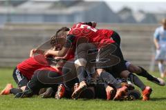 Regionalliga Bayern - FC Ingolstadt 04 II - SV 01 Viktoria Aschaffenburg - 5:3 - Tor Jubel 4:3 Führung durch Ryoma Watanabe (17) mit Ludwig Räuber (15) Thorsten Nicklas (2)