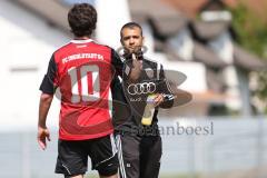 Regionalliga Bayern - FC Ingolstadt 04 II - SV 01 Viktoria Aschaffenburg - 5:3 - Verabschiedung von Stefan Müller (10) der sein letztes Spiel für den FCI gemacht hat, Co-Trainer Ersin Demir