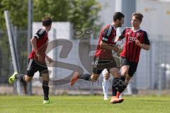 Regionalliga Bayern - FC Ingolstadt 04 II - SV 01 Viktoria Aschaffenburg - 5:3 - Tor Jubel durch Andreas Buchner (16), mitte Matthias Heiß (4)