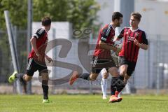 Regionalliga Bayern - FC Ingolstadt 04 II - SV 01 Viktoria Aschaffenburg - 5:3 - Tor Jubel durch Andreas Buchner (16), mitte Matthias Heiß (4)