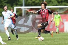 Regionalliga Bayern - FC Ingolstadt 04 II - SV 01 Viktoria Aschaffenburg - 5:3 - Ryoma Watanabe (17) im Angriff