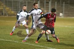 Regionalliga Bayern - FC Ingolstadt 04 II - FC Amberg - rechts Stefan Müller (10) Torchance, links mitte Michael Plänitz (FCA)