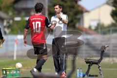 Regionalliga Bayern - FC Ingolstadt 04 II - SV 01 Viktoria Aschaffenburg - 5:3 - Verabschiedung von Stefan Müller (10) der sein letztes Spiel für den FCI gemacht hat, Cheftrainer Stefan Leitl