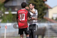 Regionalliga Bayern - FC Ingolstadt 04 II - SV 01 Viktoria Aschaffenburg - 5:3 - Verabschiedung von Stefan Müller (10) der sein letztes Spiel für den FCI gemacht hat, Cheftrainer Stefan Leitl