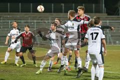 Regionalliga Bayern - FC Ingolstadt 04 II - FC Amberg - Ecke Kopfball mitte 19 Frank Lincke (FCA) oben Mrcel Schiller