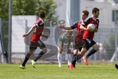 Regionalliga Bayern - FC Ingolstadt 04 II - SV 01 Viktoria Aschaffenburg - 5:3 - Tor Jubel durch Andreas Buchner (16), mitte Matthias Heiß (4)