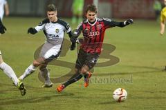 Regionalliga Bayern - FC Ingolstadt 04 II - FC Amberg - links Tobias Wiesner und recht Angriff Andreas Buchner (16)