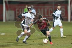 Regionalliga Bayern - FC Ingolstadt 04 II - FC Amberg - links Christian Knorr und rechts Sammy Ammari (9) im Angriff