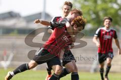 Regionalliga Bayern - FC Ingolstadt 04 II - SV 01 Viktoria Aschaffenburg - 5:3 - Tor Jubel 4:3 Führung durch Ryoma Watanabe (17) mit Ludwig Räuber (15)