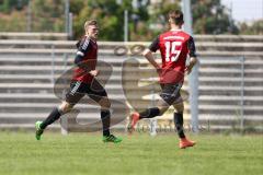 Regionalliga Bayern - FC Ingolstadt 04 II - SV 01 Viktoria Aschaffenburg - 5:3 - Tor Jubel Matthias Heiß (4) mit Ludwig Räuber (15)