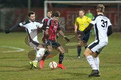 Regionalliga Bayern - FC Ingolstadt 04 II - FC Amberg - Christian Knorr (FCA) und rechts Sammy Ammari (9)