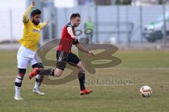 Regionalliga Bayern - FC Ingolstadt 04 II - SpVgg Bayreuth - am Ball Maurice Multhaupt (8) und links Tayfun Özdemir (SpVgg)