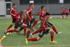 Regionalliga Bayern - FC Ingolstadt 04 II - U23 - Trainingsauftakt - Saison 2015/2016 - Training Dehnung vorne Marcel Schiller