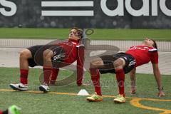 Regionalliga Bayern - FC Ingolstadt 04 II - U23 - Trainingsauftakt - Saison 2015/2016 - Marcel Hagmann (23) und Andreas Buchner (16)