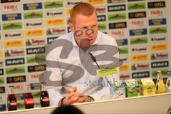1. Bundesliga - Fußball - SC Freiburg - FC Ingolstadt 04 - Pressekonferenz nach dem Spiel, Cheftrainer Maik Walpurgis (FCI)